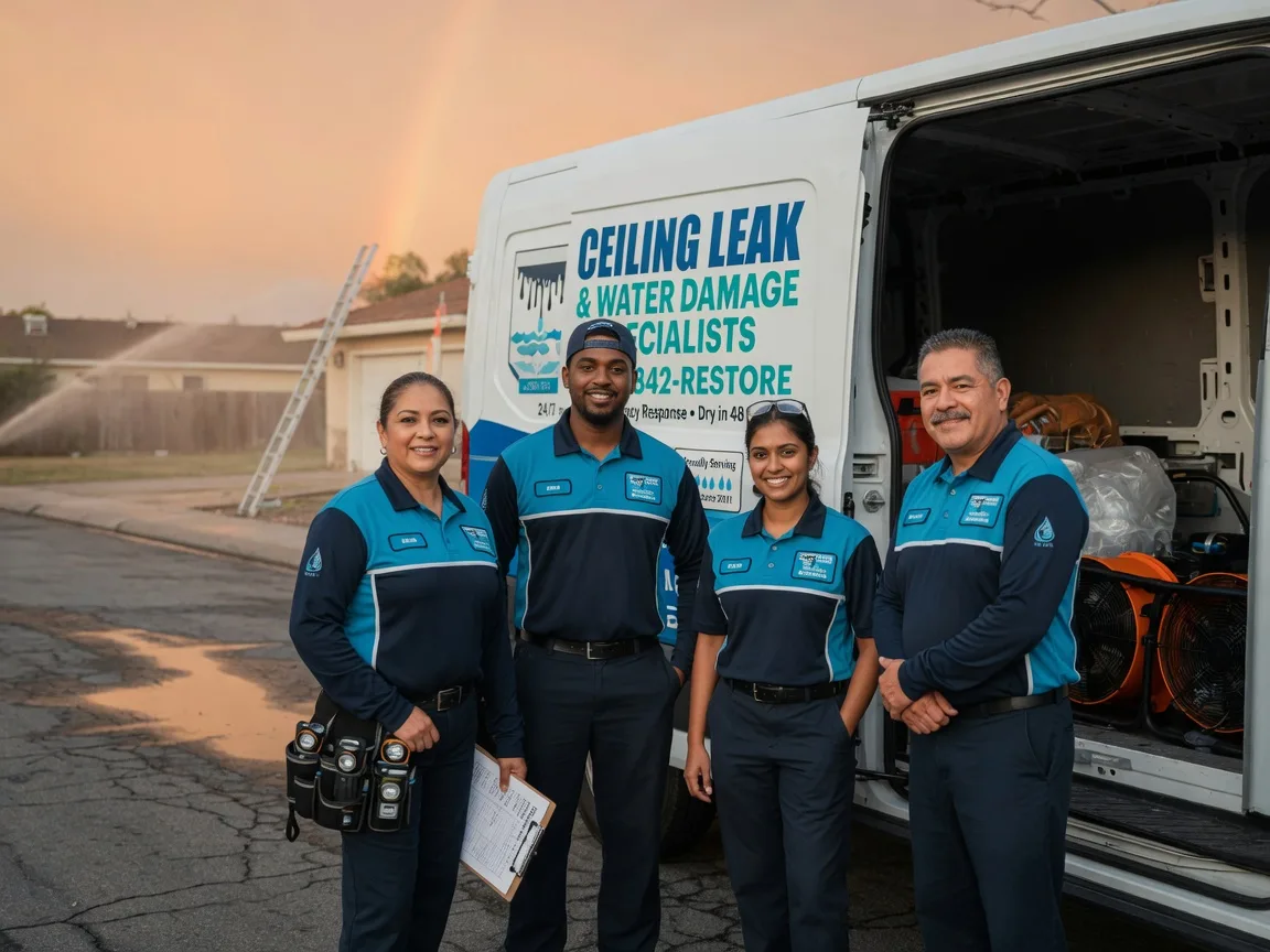 Ceiling Leak Cleanup company in Marquez, TX